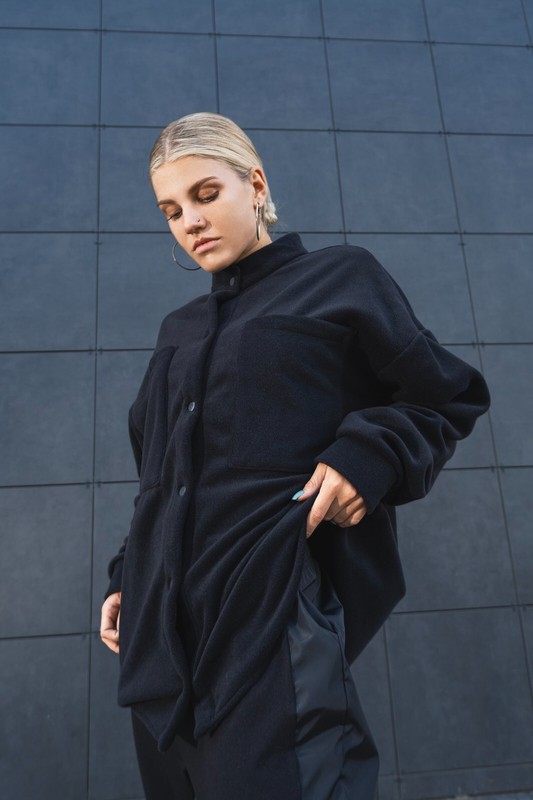 Black dance shirt, Dancing clothes, Loose dance shirt, Dance costume, Streetwear gallery