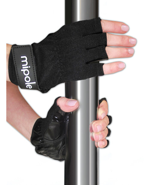 Mipole Dance Pole Gloves (pair) Small Black