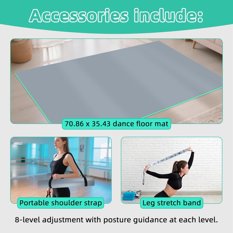 Dance Floor Mat Non-Slip with Shoulder Strap Portable and Dance Resistance Ba... gallery