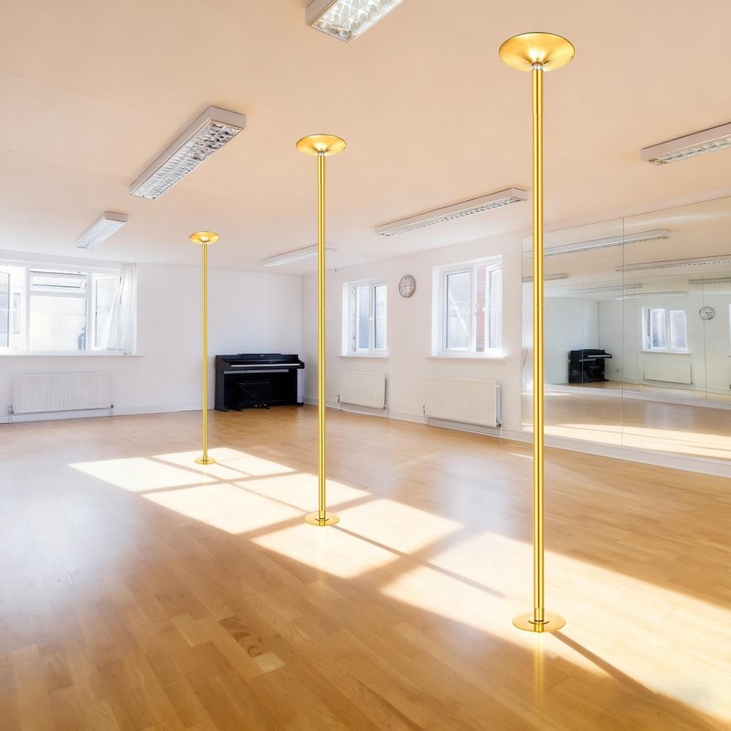 Professional Spinning Static Dancing Pole Portable Removable Fitness Kit gallery