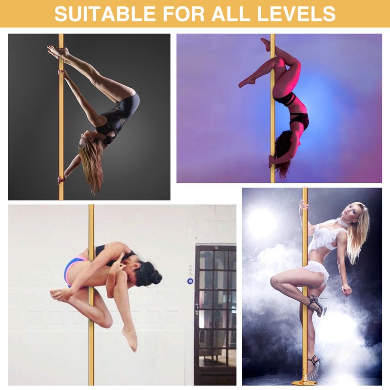Dance Pole for Home 45mm Spin Static Dancing Pole Professional gallery