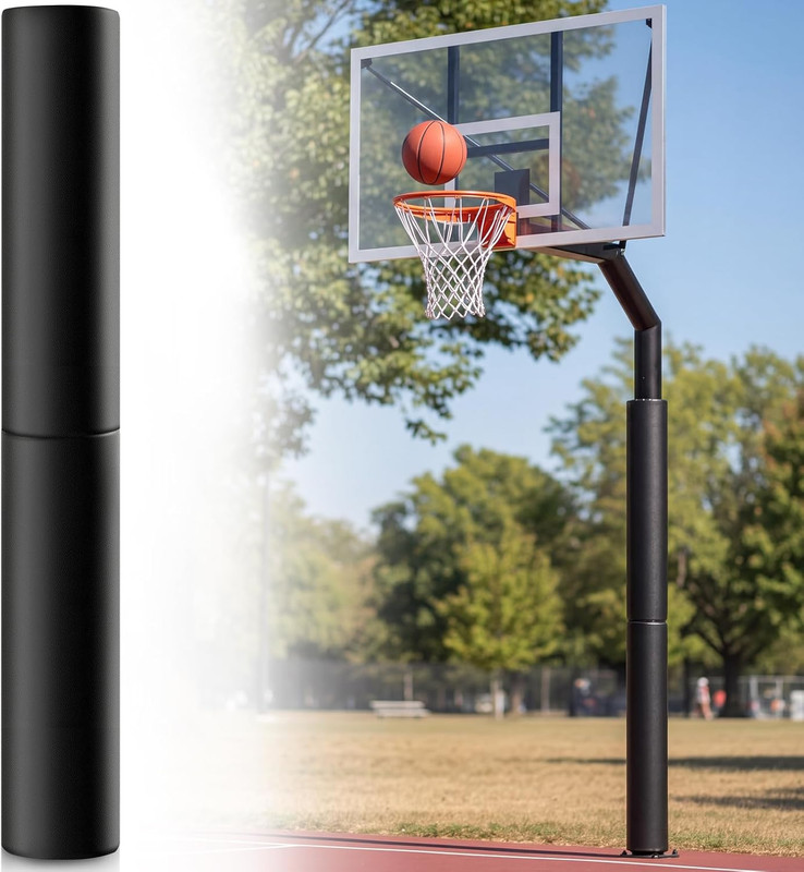 72″ Tall Basketball Pole Padding Encircling Poles Safety Pole Pads for Player Pr
