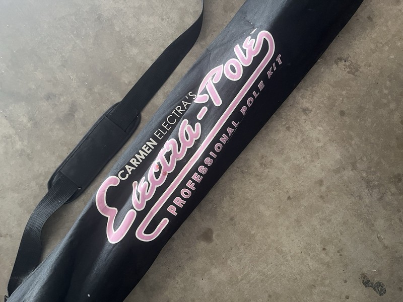 Carmen Electra’s Electra-Pole Professional Pole Kit with Carrying Case NO DVD