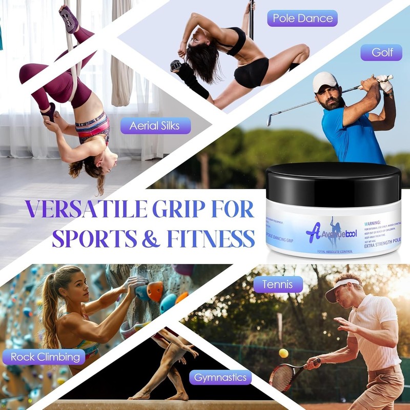 Natural Waterproof Pole Grip 40g - Perfect for Dance, Aerial Silks & Gymnastics gallery