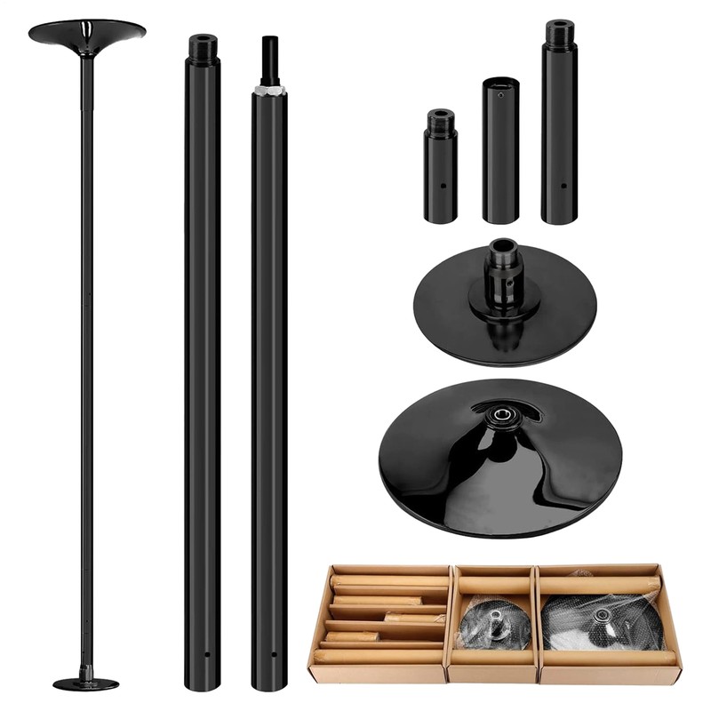 Portable Dance Pole Static Spinnings 45mm Stripper Dancing Pole Fitness Exercise gallery
