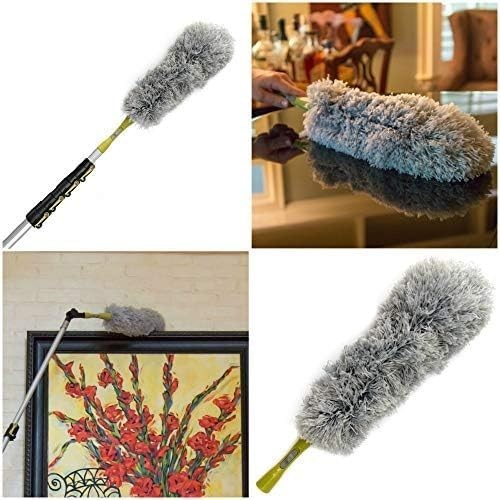 Telescoping Extension Pole 7-30 Ft Microfiber Feather Duster for Indoor Outdoor gallery