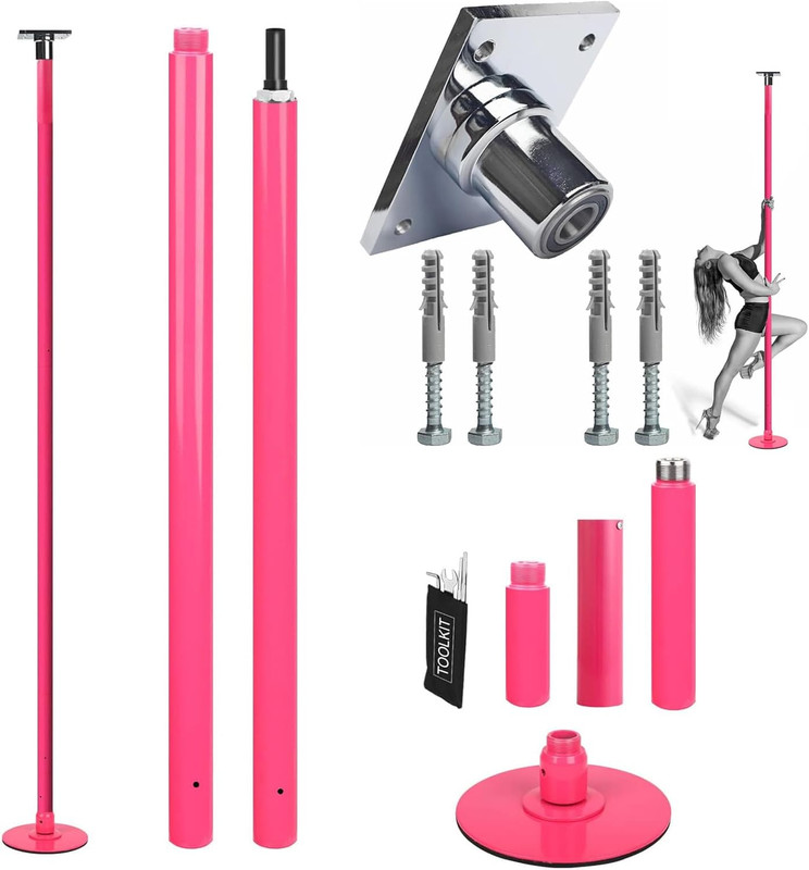 Professional 45mm Adjustable Dance Pole Kit for Home & Studio Exercise