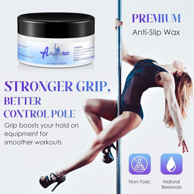 Natural Waterproof Pole Grip 40g - Perfect for Dance, Aerial Silks & Gymnastics gallery