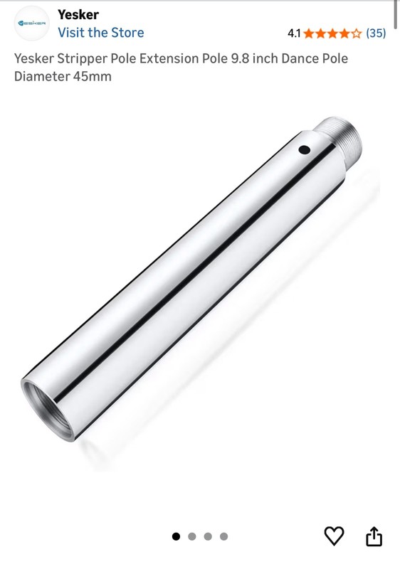Stripper Dancing Pole - Silver gallery