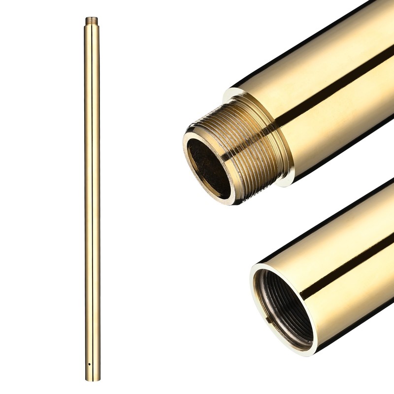 Yescom 3.4 FT Chrome Dancing Pole Extension for 45 mm Spinning Pole Steel Gold gallery