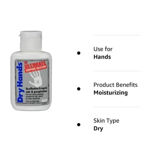 DRY HANDS 2 oz.(12 PACK CASE) Sport Grip Powder for Pole Dancing, Baseball, Golf gallery