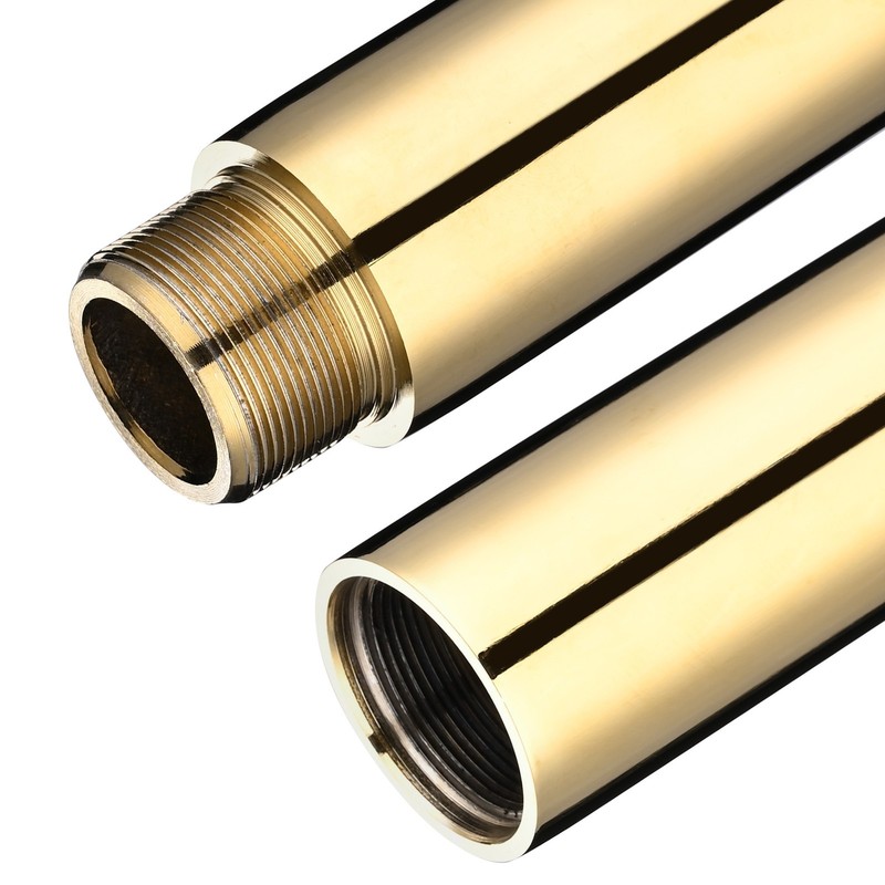 Yescom 12 FT Spinning Static Dancing Pole Kit w/ Extensions Fitness Dance Gold gallery
