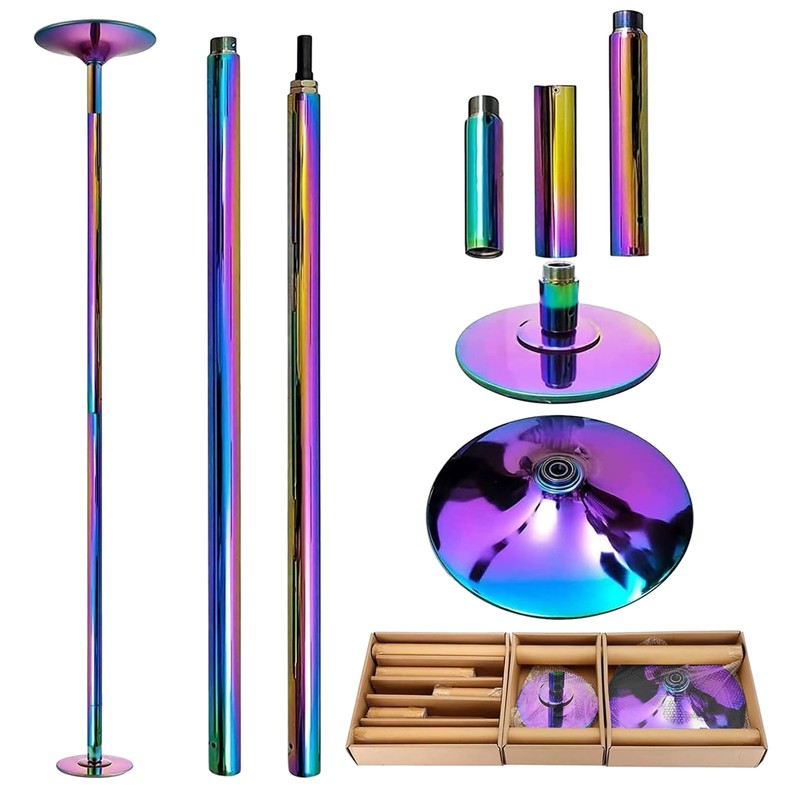 45mm Home Removable Dancing Stripper Pole With Spinning Static Mode gallery