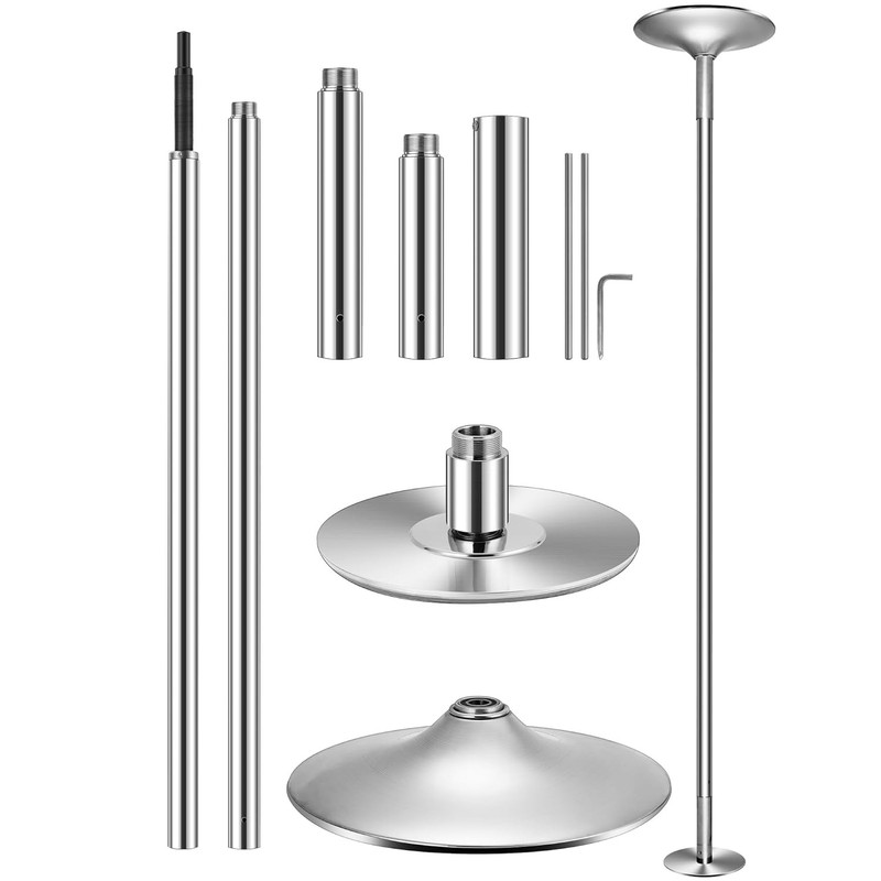 VIVOHOME Professional Spinning Dancing Pole, 45mm Portable Dance Pole for Home F