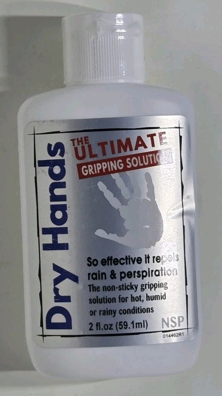 DRY HANDS 2 Fl oz. Sport Grip Powder for Multi Sports