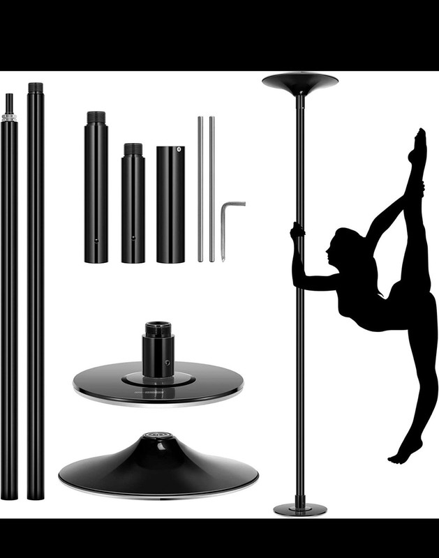 VIVOHOME Professional Spinning Dancing Pole, 45mm Portable Dance Pole