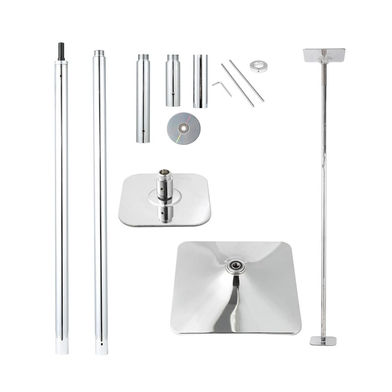 UMEKEN Spinning Static Dance Pole Portable Removable Adjustable 45mm Dancing ...