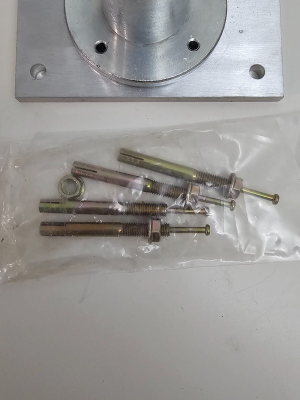 Fixed Flange Plate for Pole Dance, Rectangular Top Plate for Pole Dance Poles, gallery