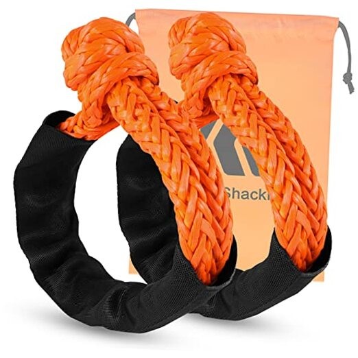 Soft Shackle, 1/2" X 24" Light Weight Shackle (56,000 LBS Breaking Orange