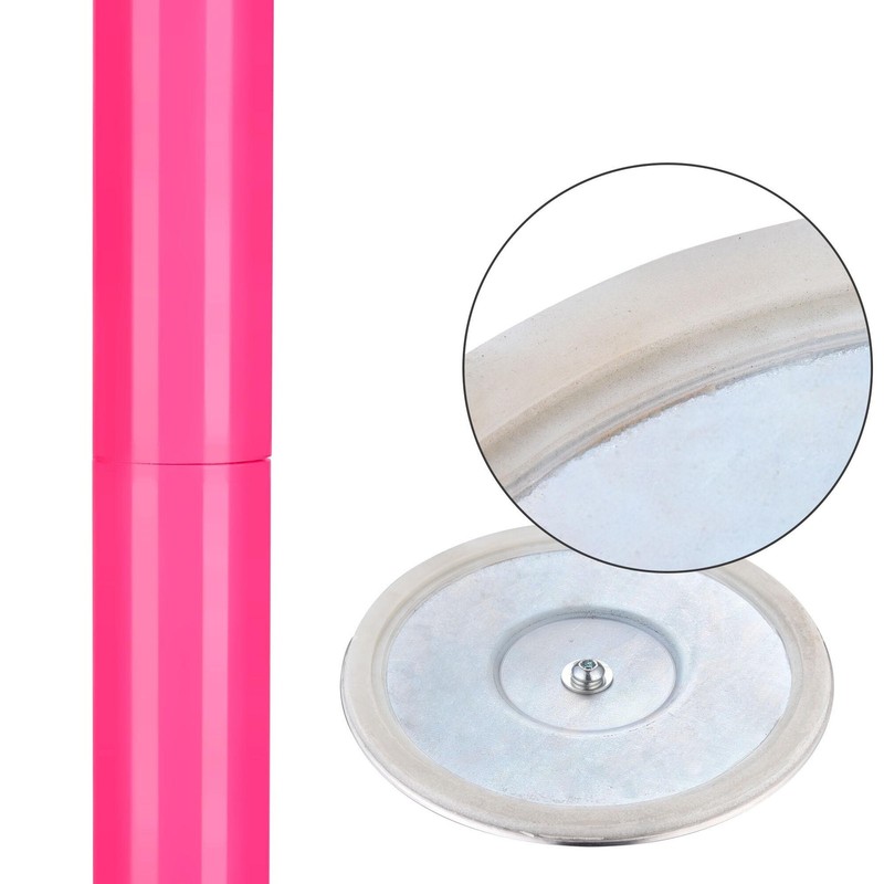 Yescom 9.25 Ft Stripper Pole 45mm Silicone Spinning Static Dancing Pole, Pink gallery