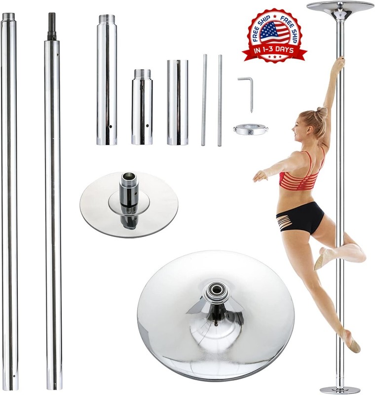 Tubo para bailar pole tubo de baile para casa hacer ejercicio portable rotacion