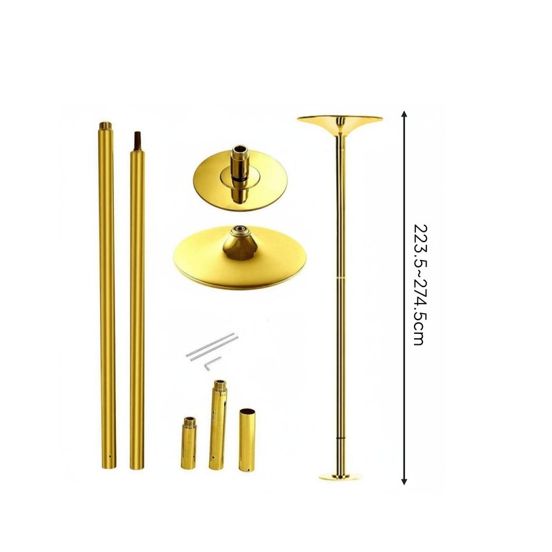 Gilded Pole Dance Pole Reinforced for Home gallery