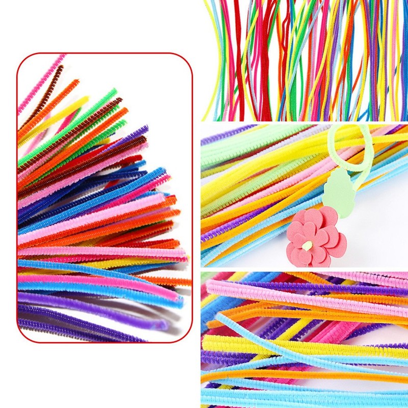 400 Pcs Twisting Stick Fuzzy Craft Supply Montessori Toy Art Supplies for Kids gallery