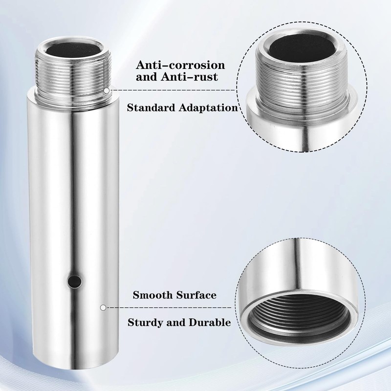 125mm(5") Dance Pole Extension for 45mm Stripper Dance Pole Stainless Steel E gallery