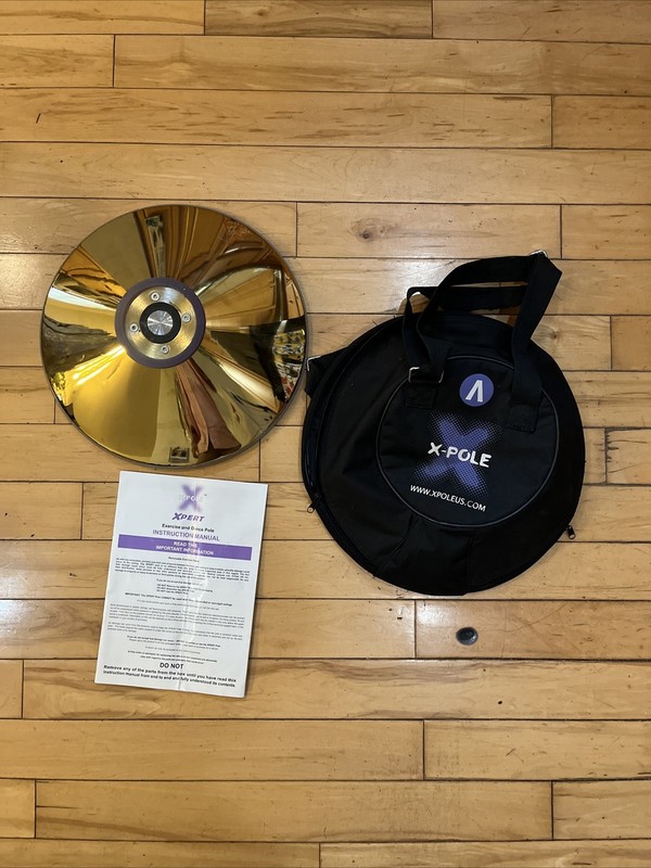 Xpole Ceiling Dome for X-Pert NX/PX Poles - 45mm - BRASS With Case No Pole!