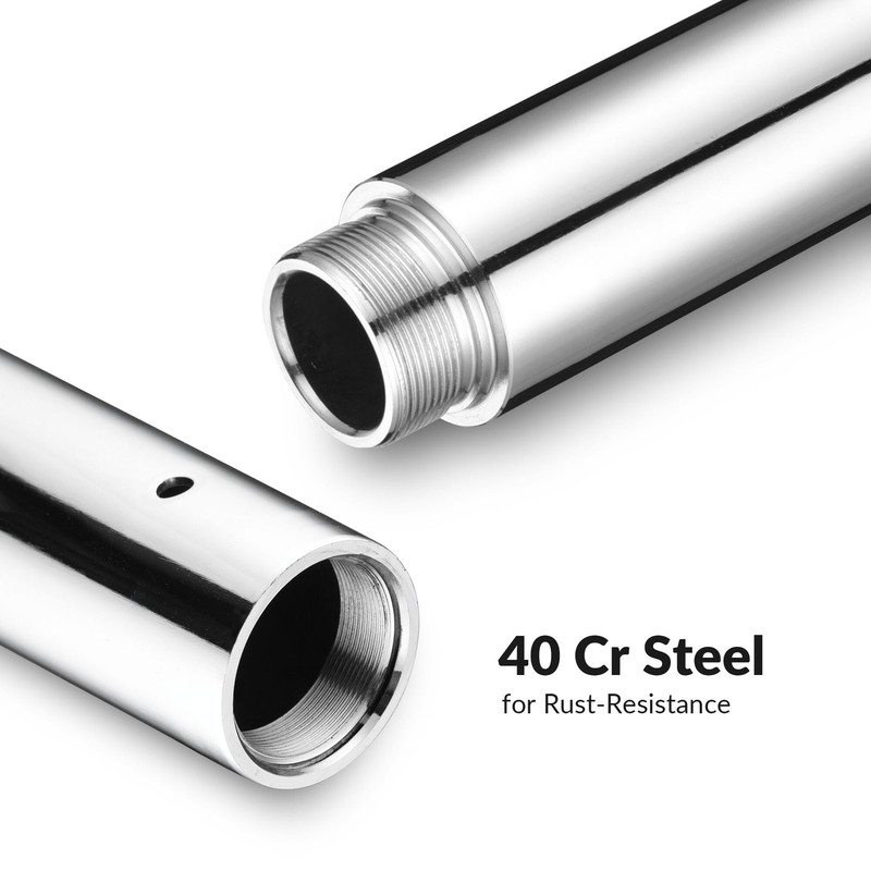 Yescom 500 mm New Chrome Dancing Pole Extension for 45 mm Spinning Pole, Silver gallery