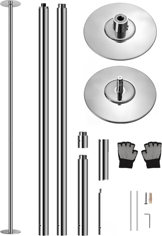 Serenelife Professional Spinning Dance Pole, 45Mm Portable Exercise Pole for Fit gallery