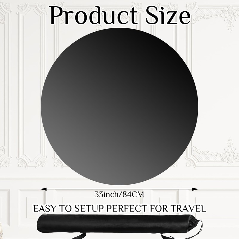 Portable Dance Floor Smooth Ballet Floor Vinyl Dance Mat for Home Stage Studi... gallery