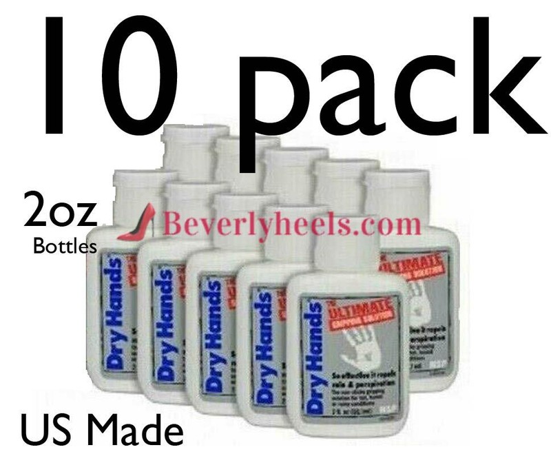 DRY HANDS 2oz [10 PACK] Sports Grip Powder for Pole Dancing Baseball Golf Weight