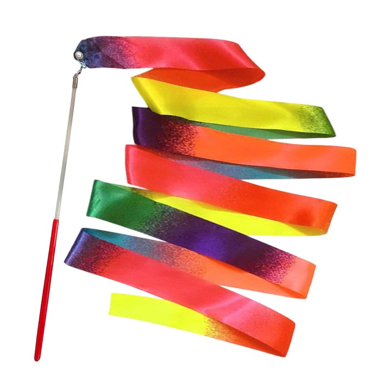 Dance Ribbons Gradient Color Dancing Training Equipment Gymnastics
