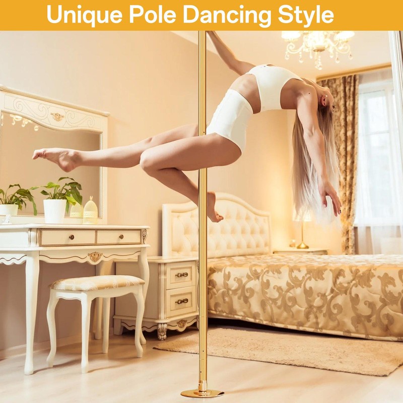 Dance Pole for Home 45mm Spin Static Dancing Pole Professional gallery