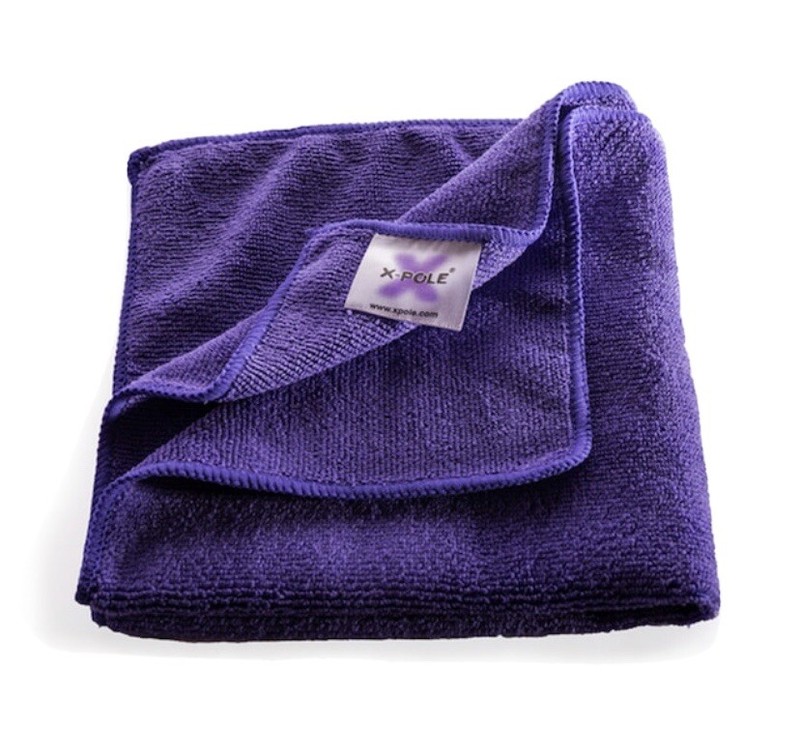 X-Pole High Quality Purple Microfibre Cleaning Cloth Pole Cleaning Fitness Dance