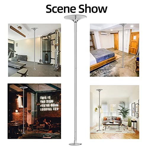 Premium Dance Pole Removable 45Mm Spinning & Static Dancing Pole Heavy-Duty Stee gallery
