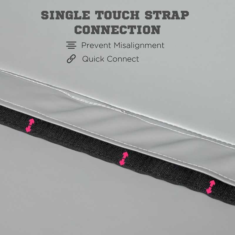 2" Thick Pole Dance Mat 5' Wide Folding Gymnastics Exercise Pad Light Gray gallery