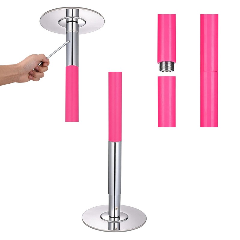 Yescom 9.25 Ft Spinning Static Dancing Pole Stripper Pole 45mm Silicone gallery