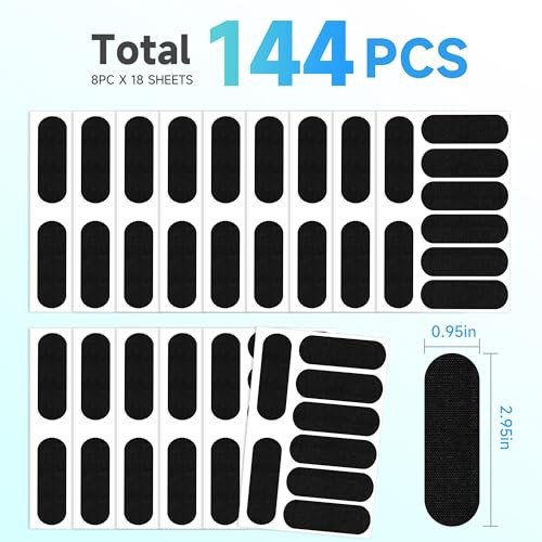 144 PCS Bowling Thumb Tape & Finger Tape for Bowlers,Elastic Protective Black gallery