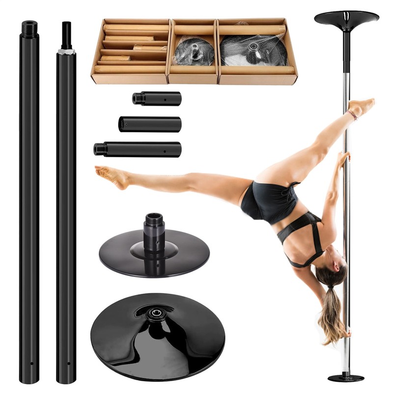 Professional Spinning Static Dancing Pole Portable Removable Fitness Kit