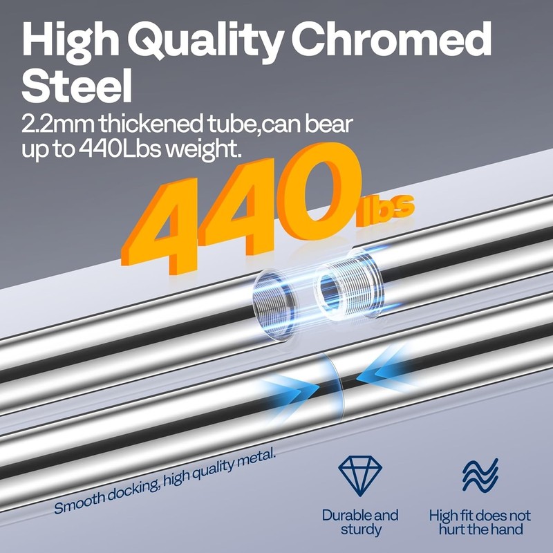 Professional 45mm Spinning Dance Pole - Adjustable for Home Fitness Enthusiasts gallery