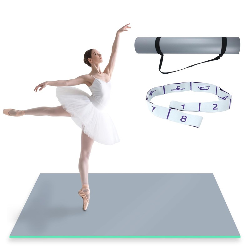 Dance Floor Mat Non-Slip with Shoulder Strap Portable and Dance Resistance Ba...