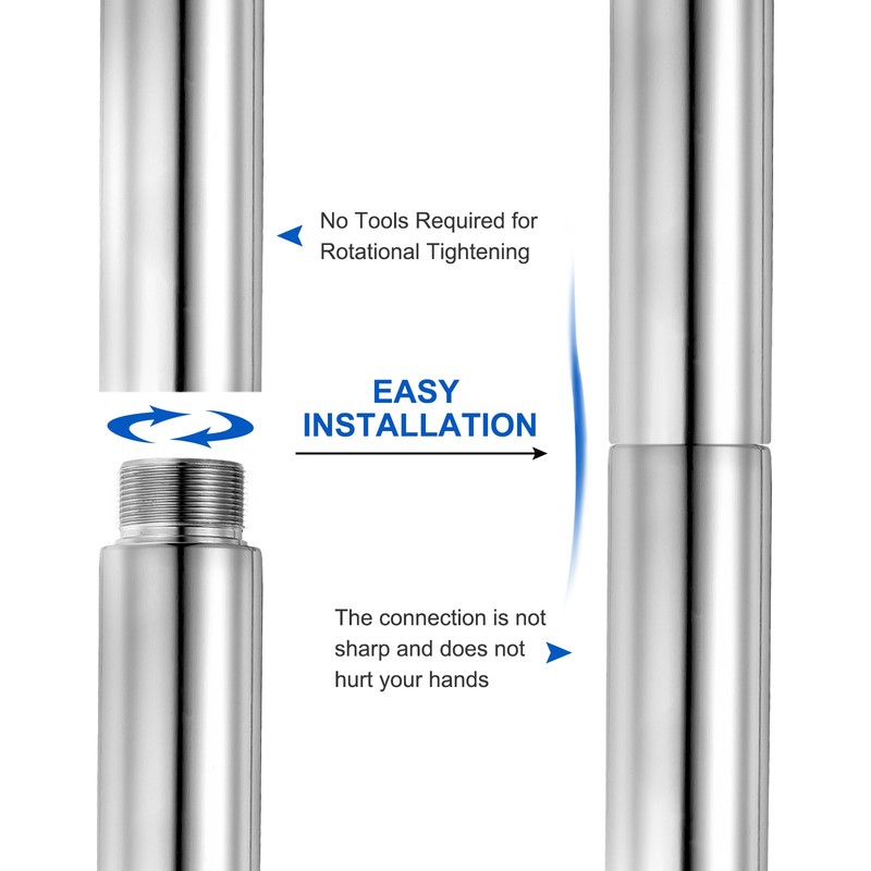 125mm Dance Pole Extension for 45mm Dancing Stainless Steel Extending Tube gallery