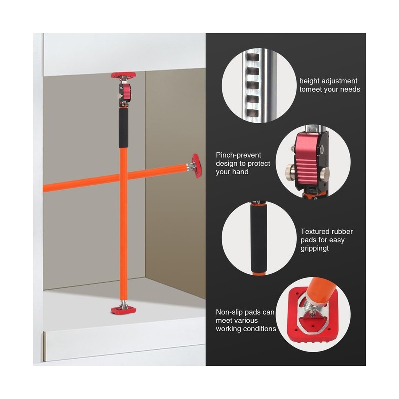 Adjustable Support Pole, Quick Telescopic Support Rod, Third Hand Tool Suppor... gallery