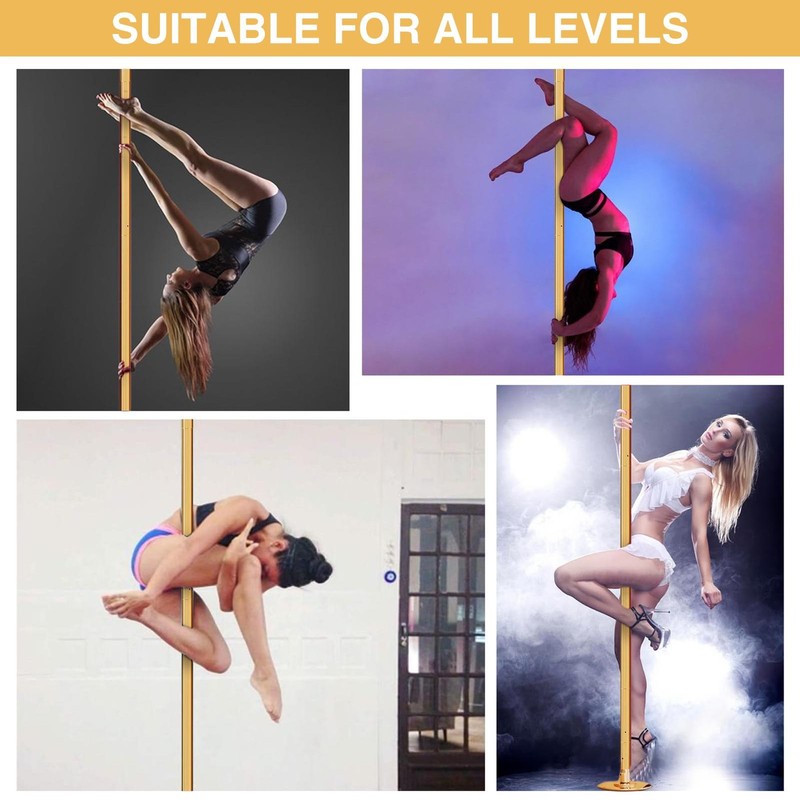 Professional Dancing Pole,45mm Solid Removable Static S pinning Stripper Pole gallery