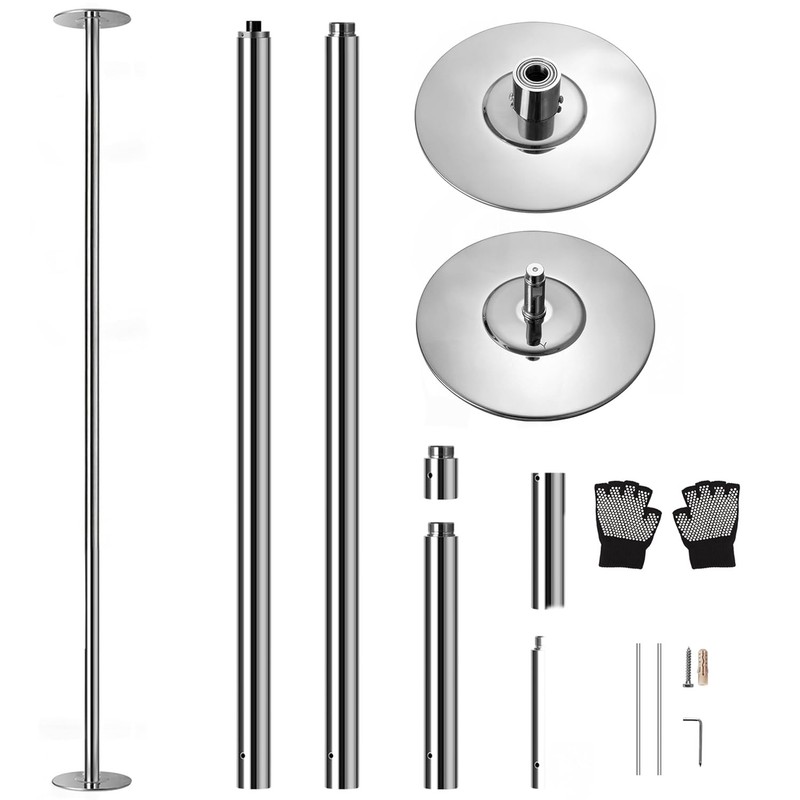 Portable Spinning 45mm Professional Dance Pole Kit Exercise Home Use Equipment