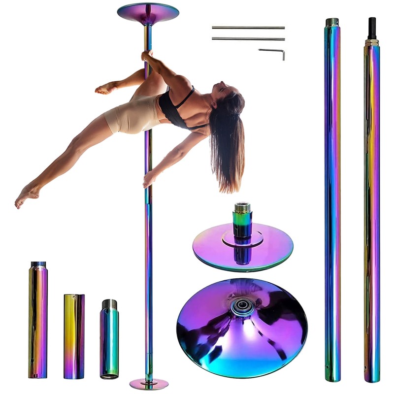 Colorful Pole Dance Pole for Home 45mm Spin Static Dancing Pole Professional New