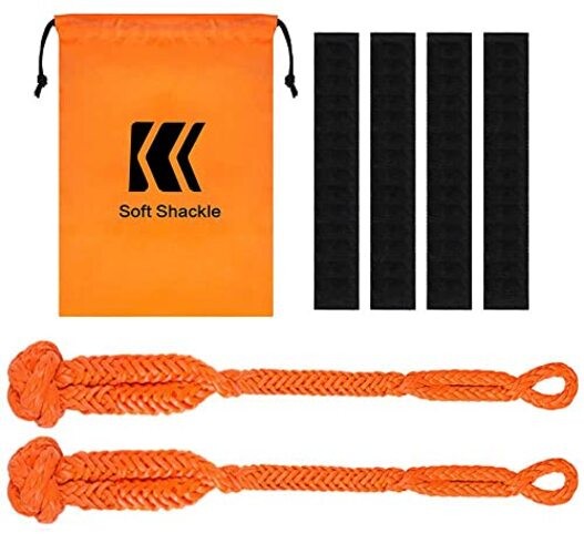 Soft Shackle, 1/2" X 24" Light Weight Shackle (56,000 LBS Breaking Orange gallery