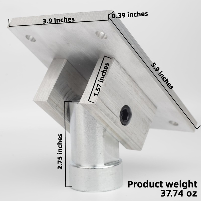 Dreamlin Pole Dance Fixed Plate for Slanted Ceilings Permanent Dancing Pole f... gallery
